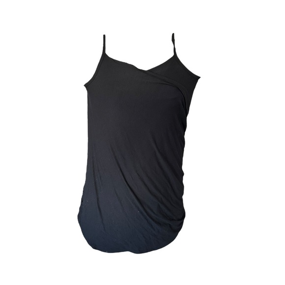 Moda International Black Wrap Around Top - Picture 1 of 4